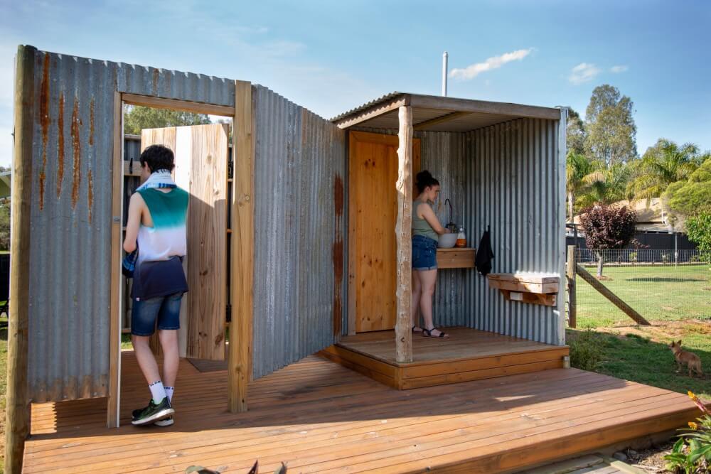 Open Air Bush Shower-gallery-5